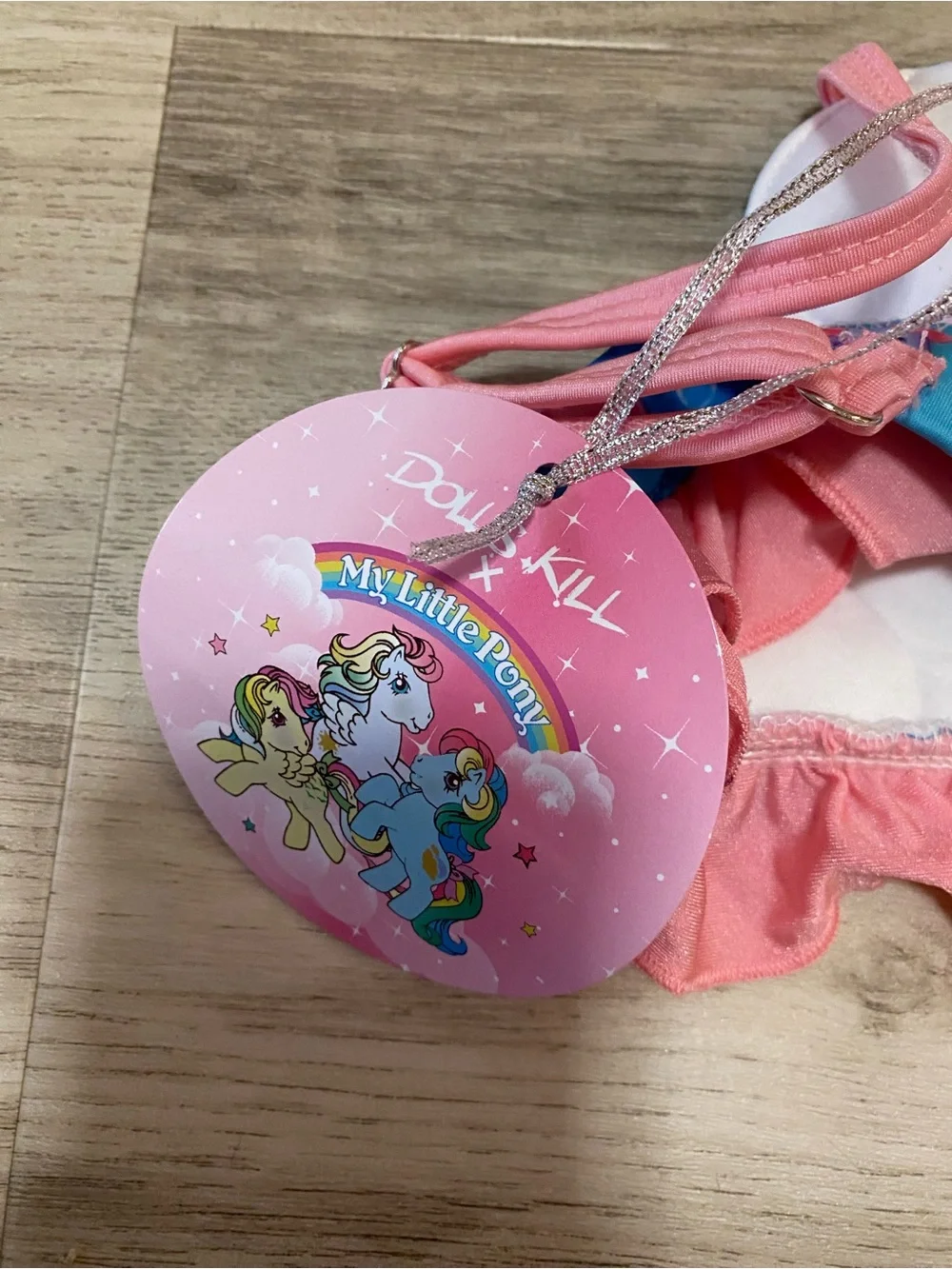 Dolls Kill x My Little Pony RARE aquatic soul mermaid sea ponies bikini- NWT